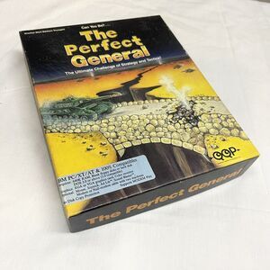 Vintage Big Box Computer Game The Perfect General White Wolf 3.5” Disk PC